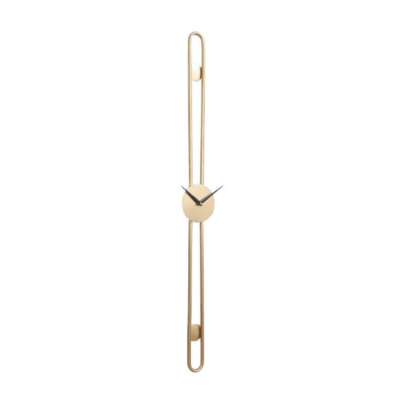 Stripe Story Wall Clock - Gold media 3