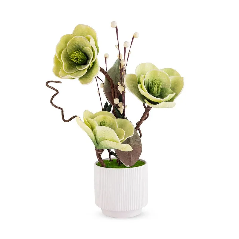 AarviDecor Verdant Bloom Foam Artificial Plants media 3