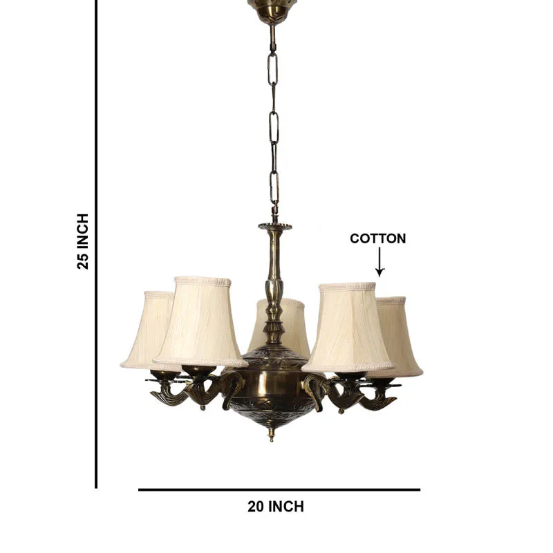 Velas Conical Golden Antique Ceiling Lamp media 6
