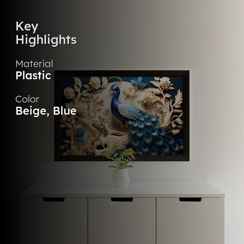 Peacock Prime Wall Painting media 2