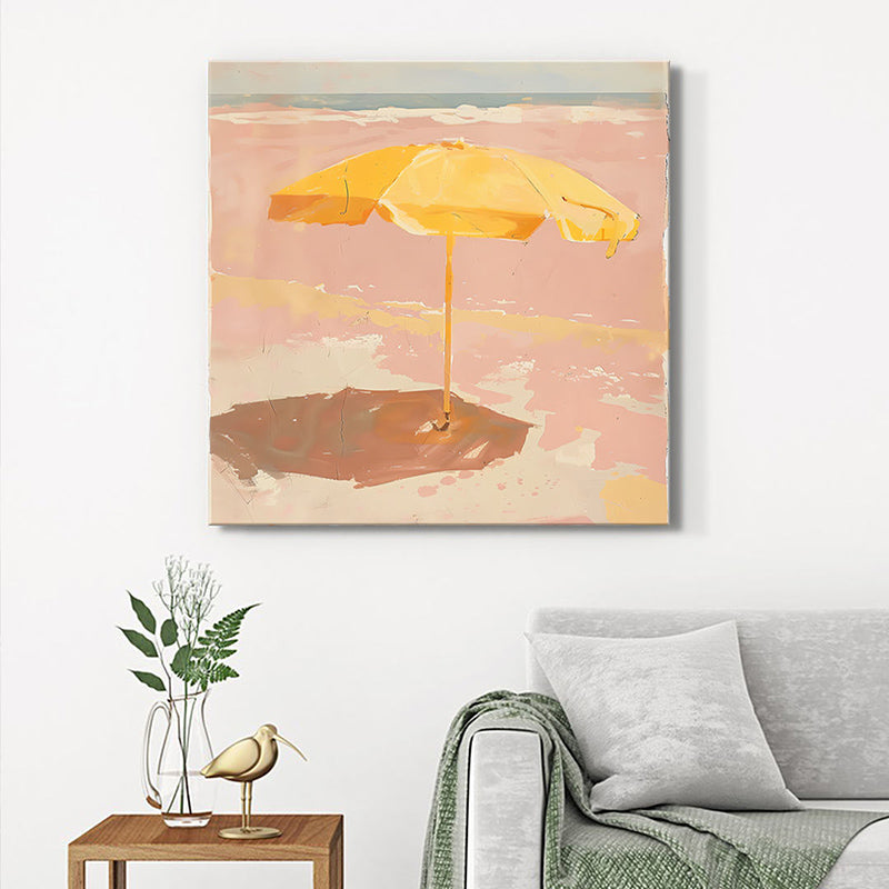 Beach Parasol Wall Painting