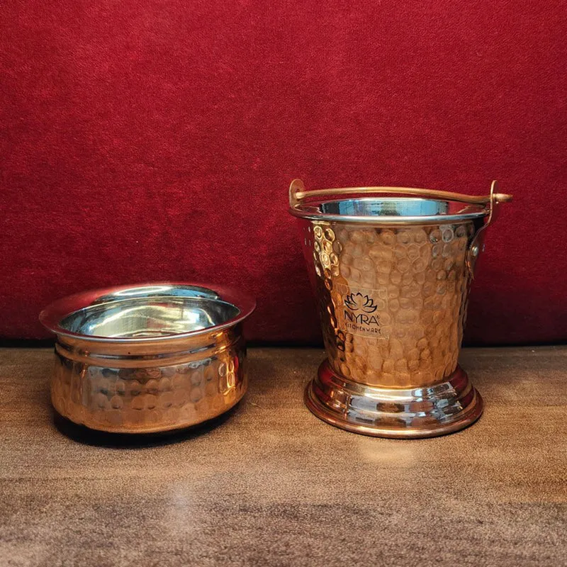 Crafix Stainless Steel Kadai with Balti - Two Piece Set media 4