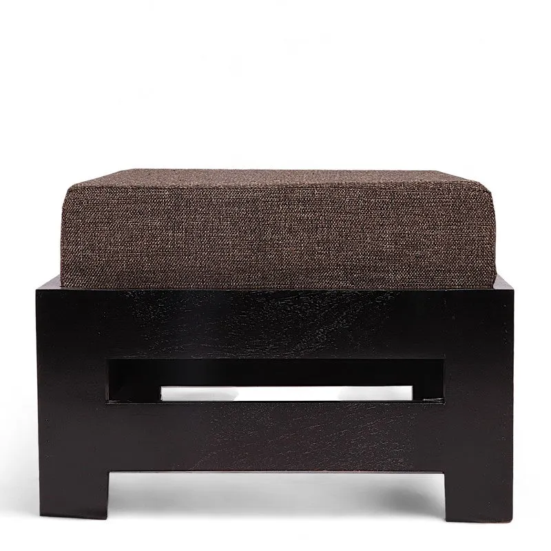 Naxor Sheesham Wooden Bench with Cushions (Brown) - Four Piece Set media 3