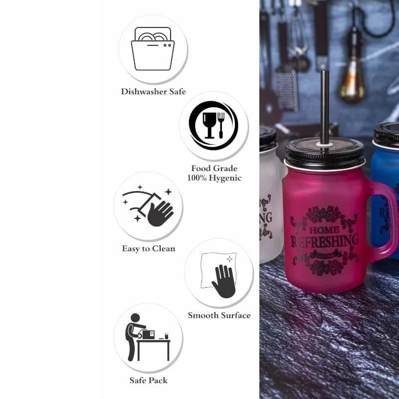 Refreshzo Jar With Straw - Set Of Three media 5