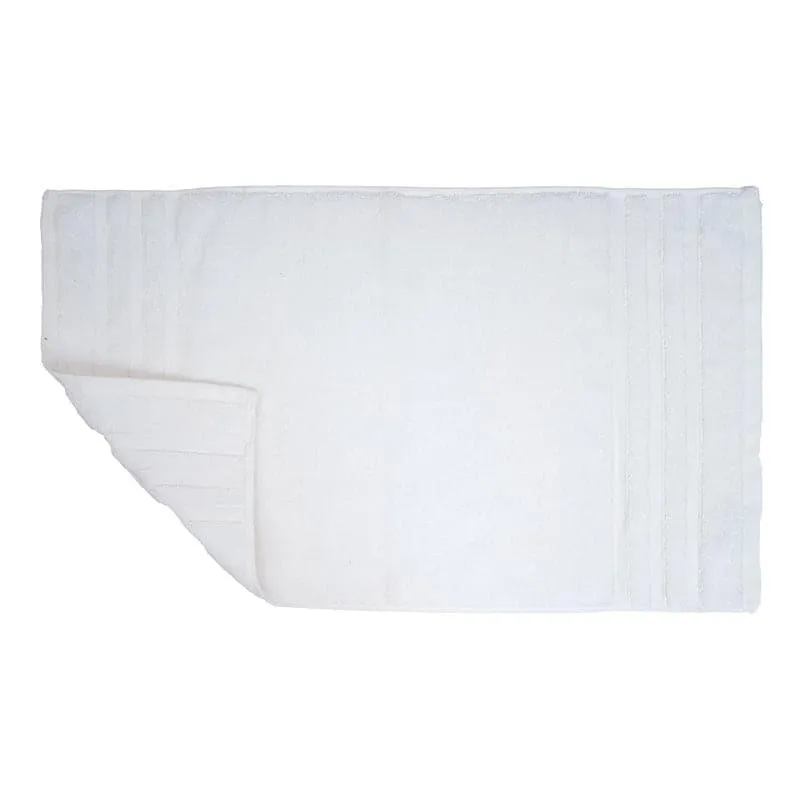 Micro Cotton Comfort Step Soild Bathmat - White media 4
