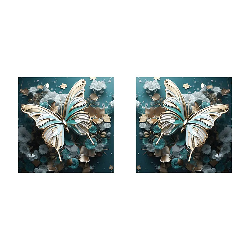 Papilio Of Dreams Canvas Wall Art - Set Of Two media 3