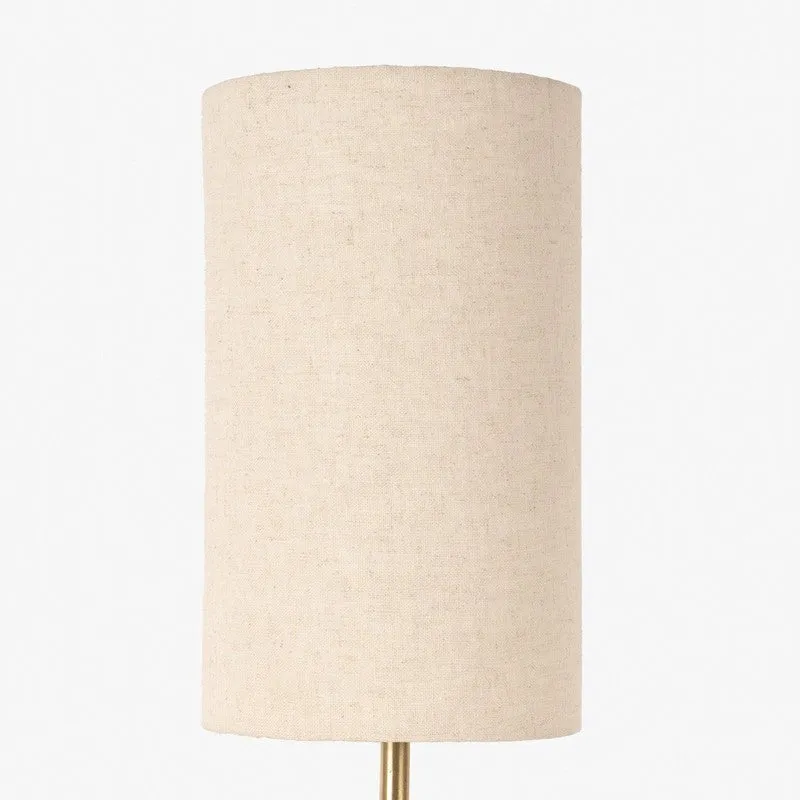 Orange Tree Kai Sphere Marble Table Lamp - Beige media 5