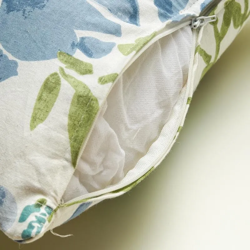 Cala Lily Cotton Cushion Cover - Set Of Two media 6