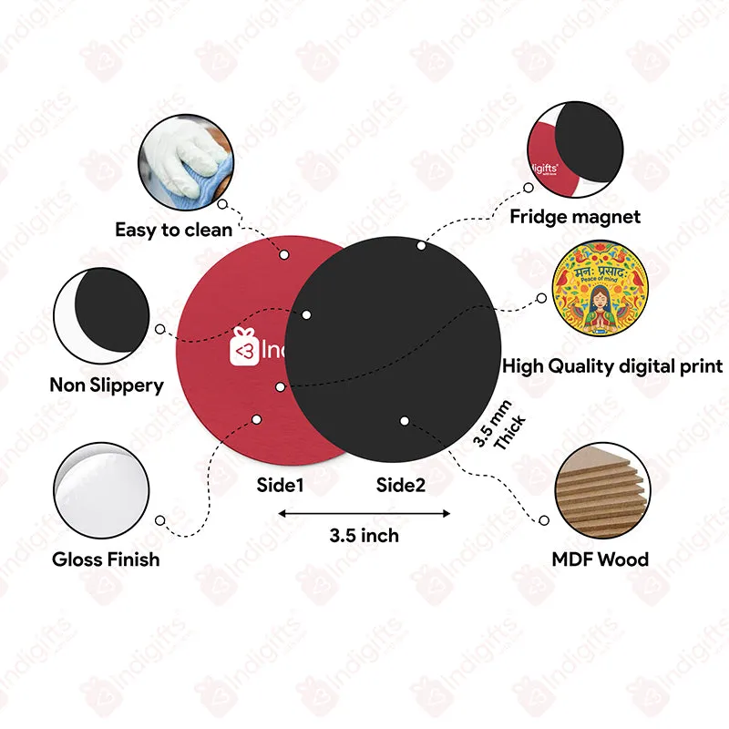 Man-Prasad MDF Coaster - Set Two media 7