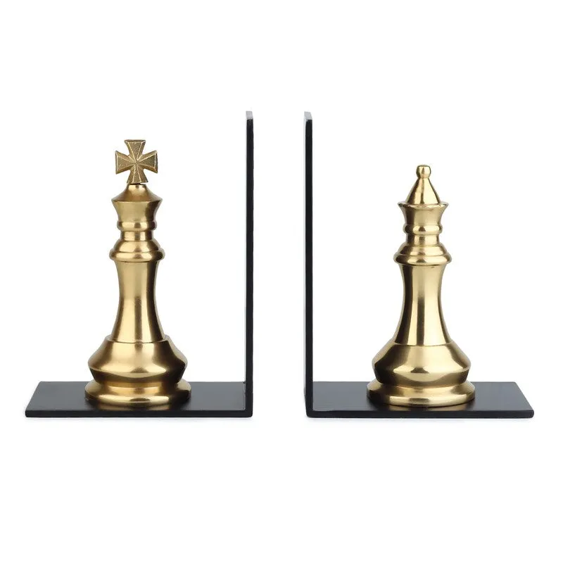 Book Mate Bookends (Gold) - Set Of Two media 4