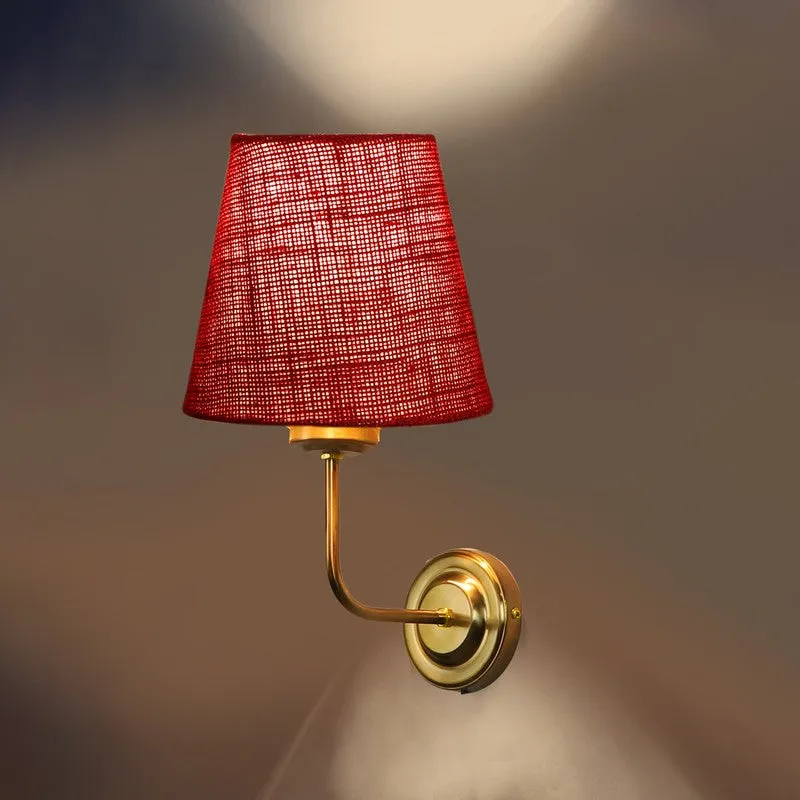 Lumoire Cone Metal Wall Lamp - Maroon media 7