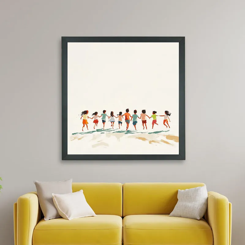 Childhood Nostalgia Wall Art With Resin Frame media 5
