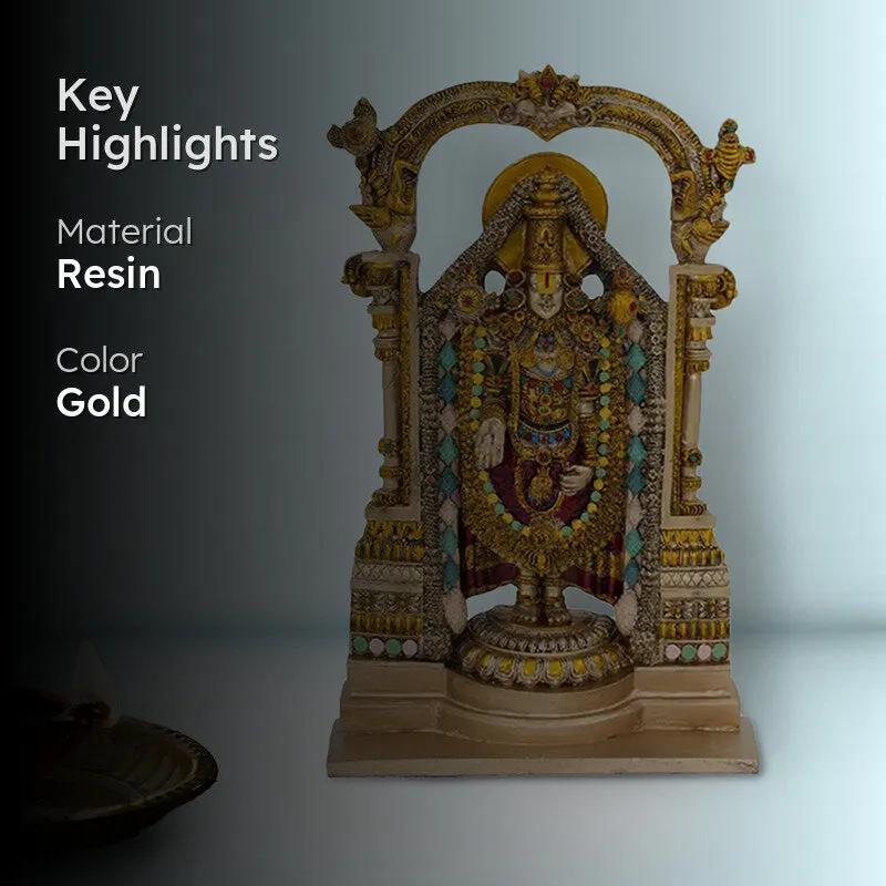 Divine Lord Balaji Resin Idol media 2