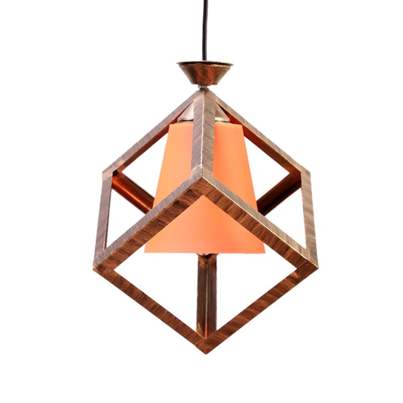 GlowBlush Beam PVC Ceiling Lamp - Orange media 5