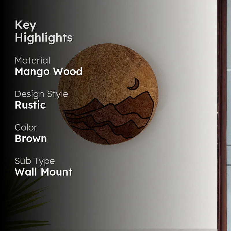 Moonlit Dunes Mango Wood Wall Accent media 2