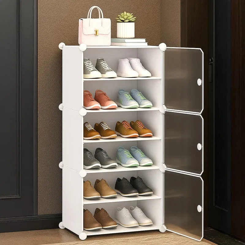 Rioware Modular Home Shoe Racks - White media 1