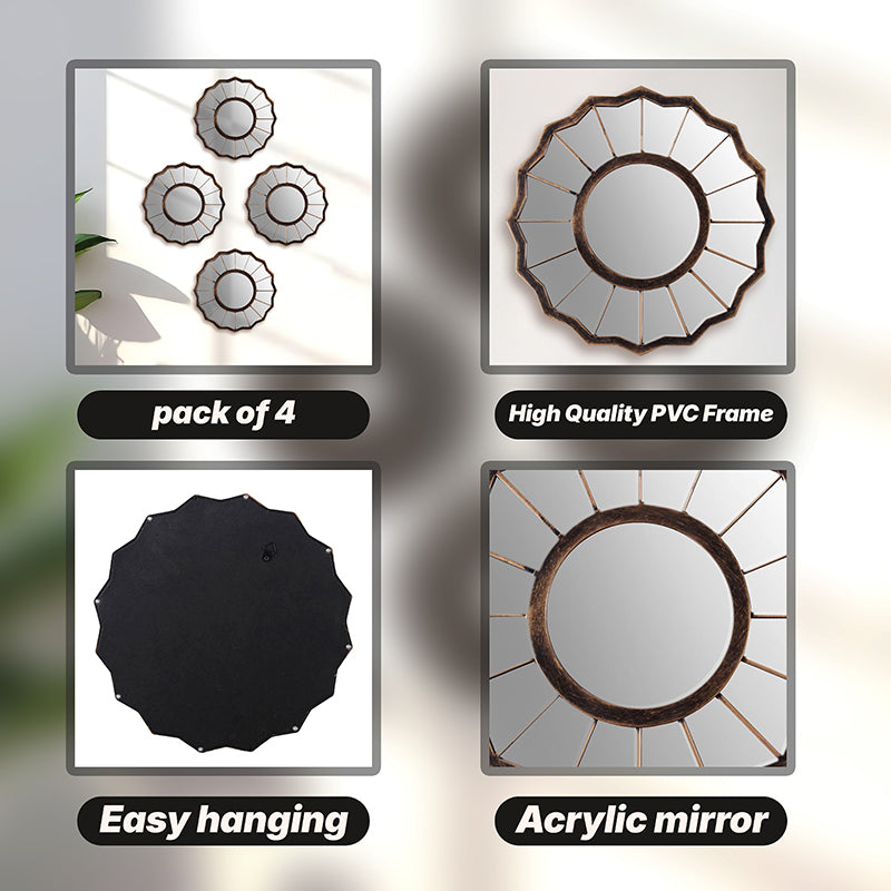 Edgia Decorative Wall Mirror - Set Of Four media 7