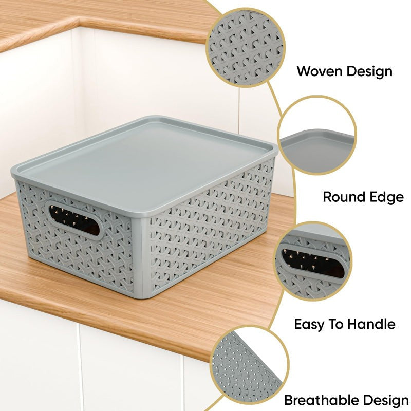 Swyft Plastic Storage Basket - Set Of Three media 4