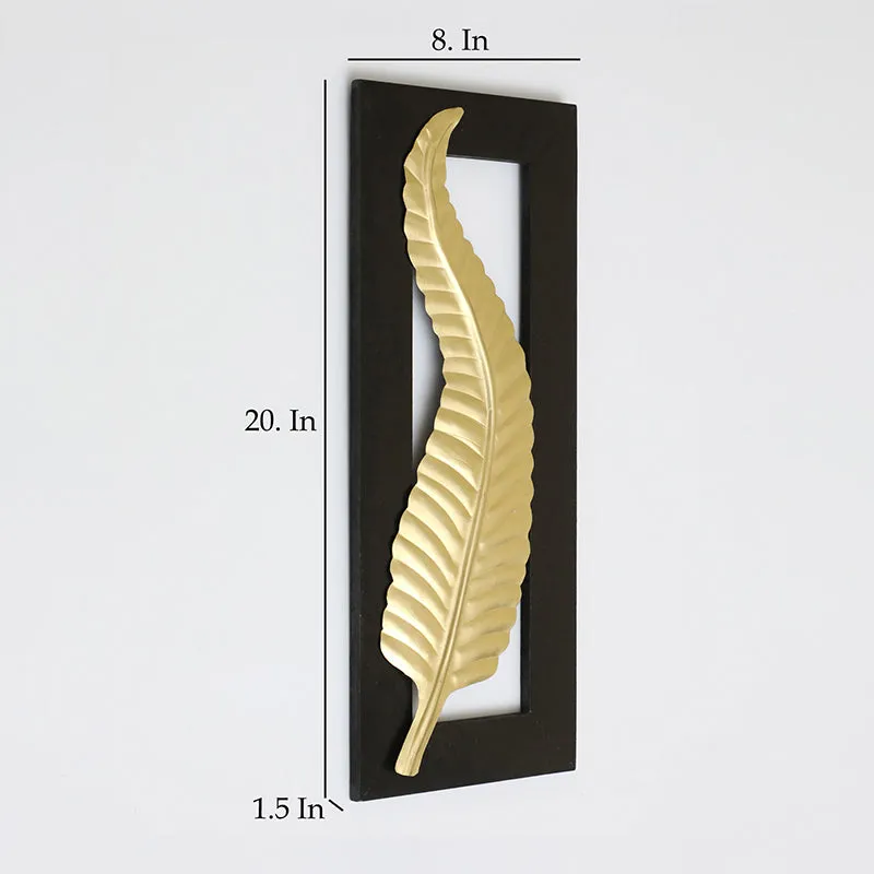 Hermes Feather Metal Wall Accent media 4