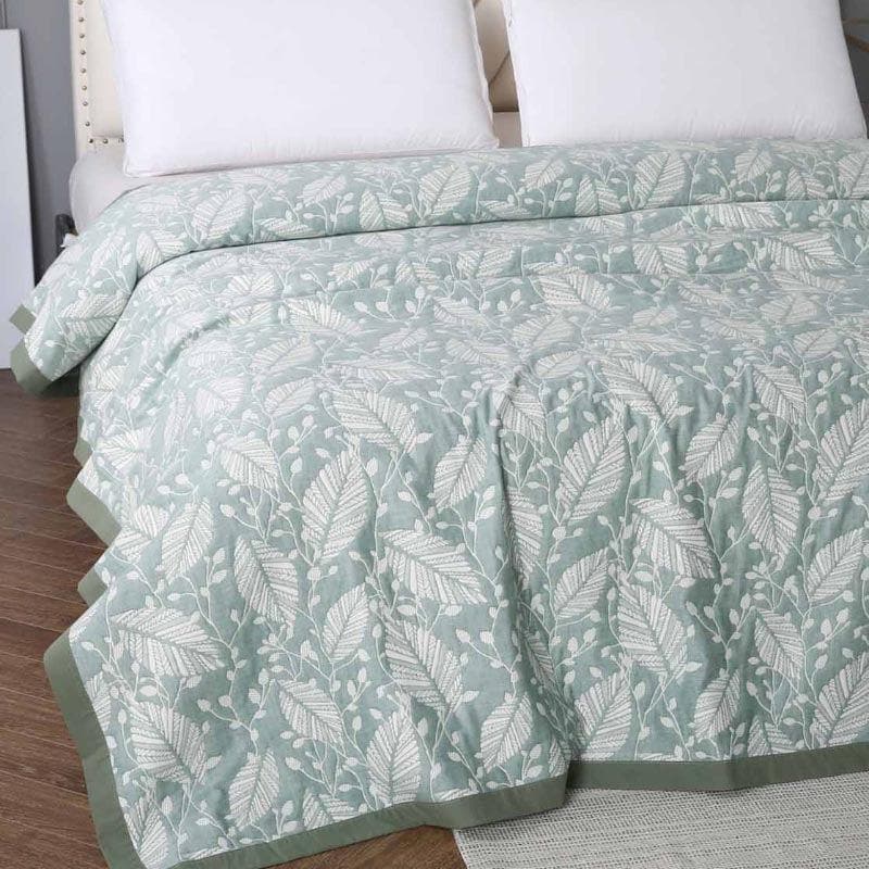 Suki Leafy Printed Cotton Dohar media 3