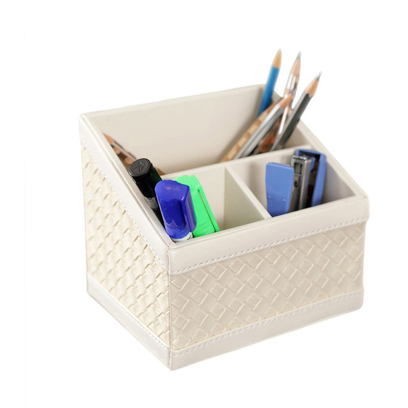 AarviDecor OfficeEase Faux Leather Desk Organizer media 5