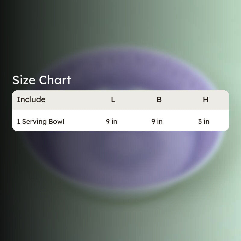 Evie Serving Bow (Purple) - 1300 ML image 9