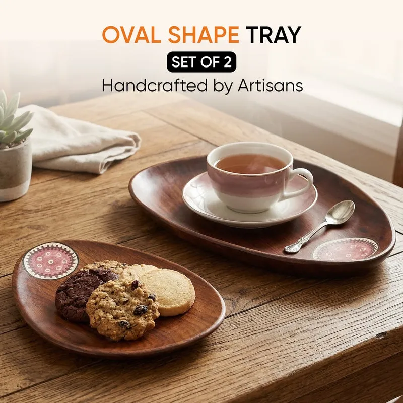Kela Wooden Platter - Set of Two media 4