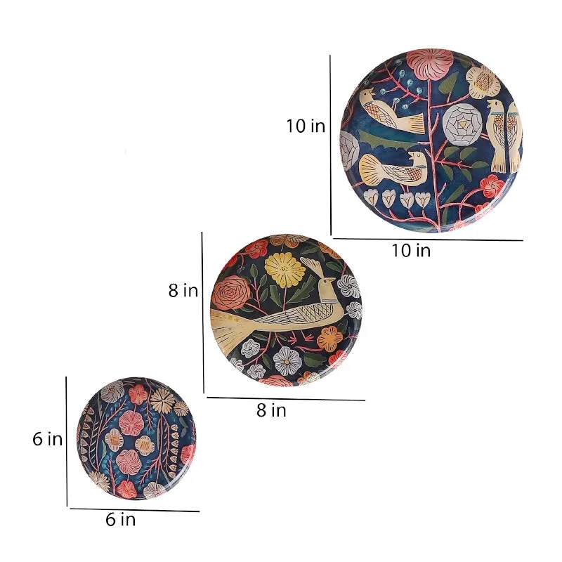 Lino Birdie Iron Wall Plate - Set Of Five media 6