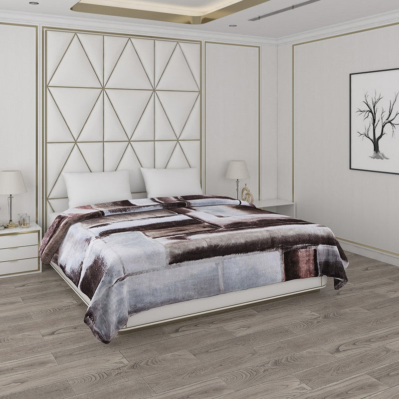 Monte Carlo Abstract Harmony Blanket - 800 GSM - Queen/Double