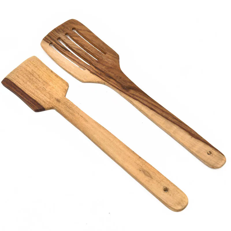 Rowena Wood Kitchen Utensil Set - Seven Piece Set media 4