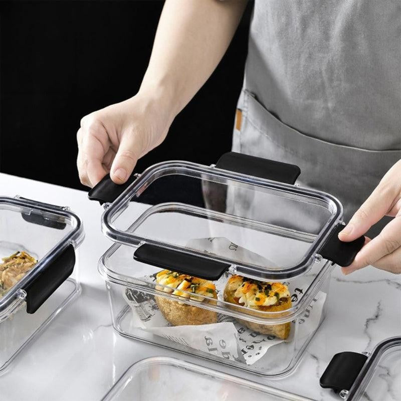 Premium Fresh Lock Airtight Food Storage Plastic Containers - Set of 3 media 6