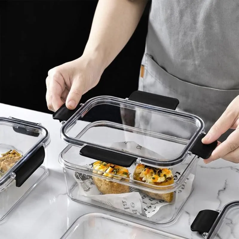 Premium Fresh Lock Airtight Food Storage Plastic Containers - Set of 3 media 6