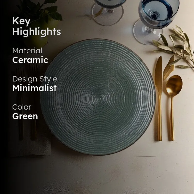 DishFlow Ceramic Dinner Plate media 2
