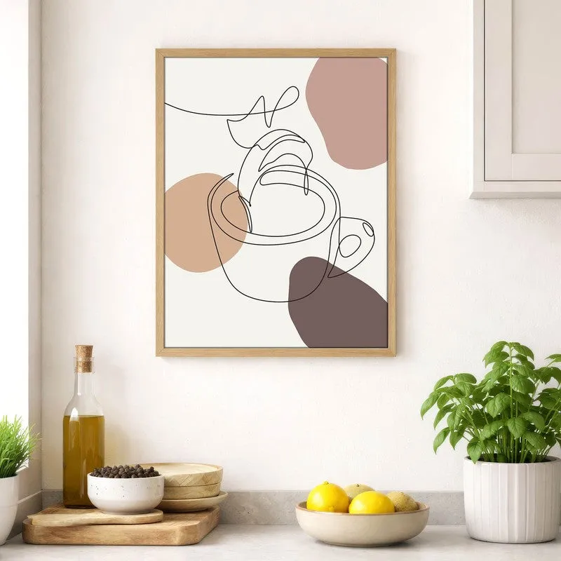 Caffeine Archival Canvas Wall Art - Brown media 4