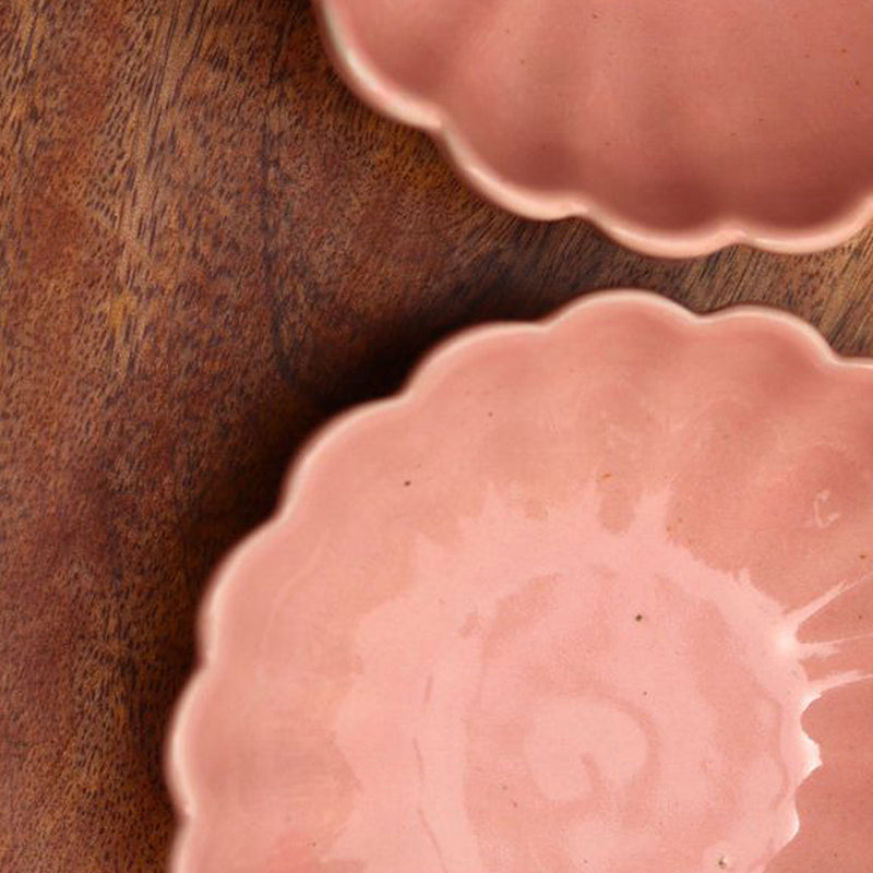 Mauro Ceramic Snack Bowl (Pink) - 250 mL media 4