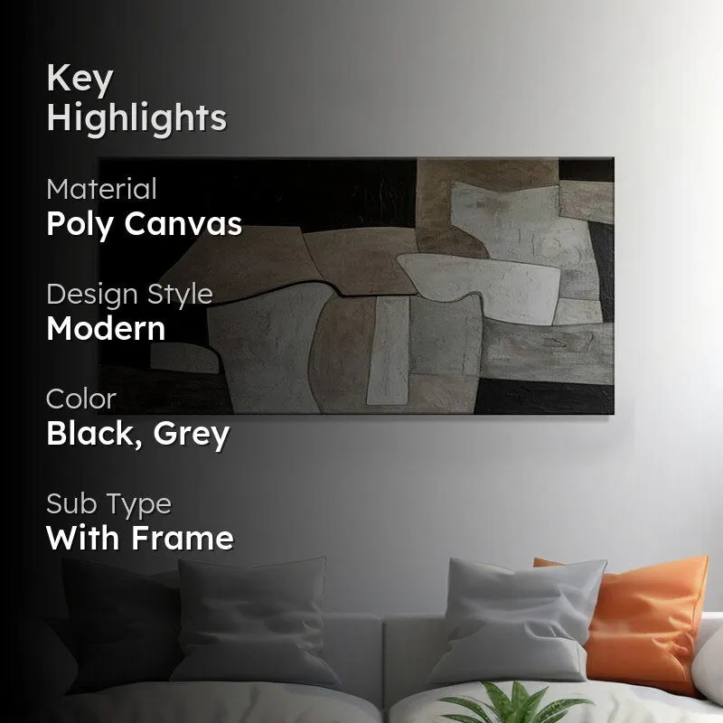 Rock Sone Poly Canvas Wall Painting media 2