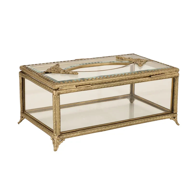 Victorian Glam Glass Tissue Box media 4