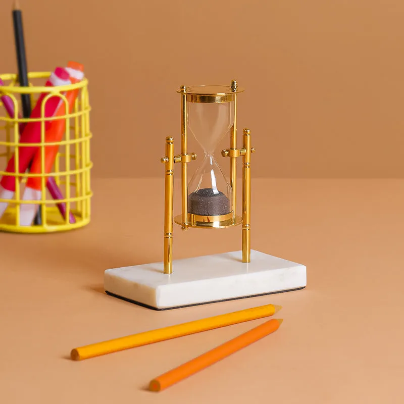 Marble I Hourglass Showpiece media 3