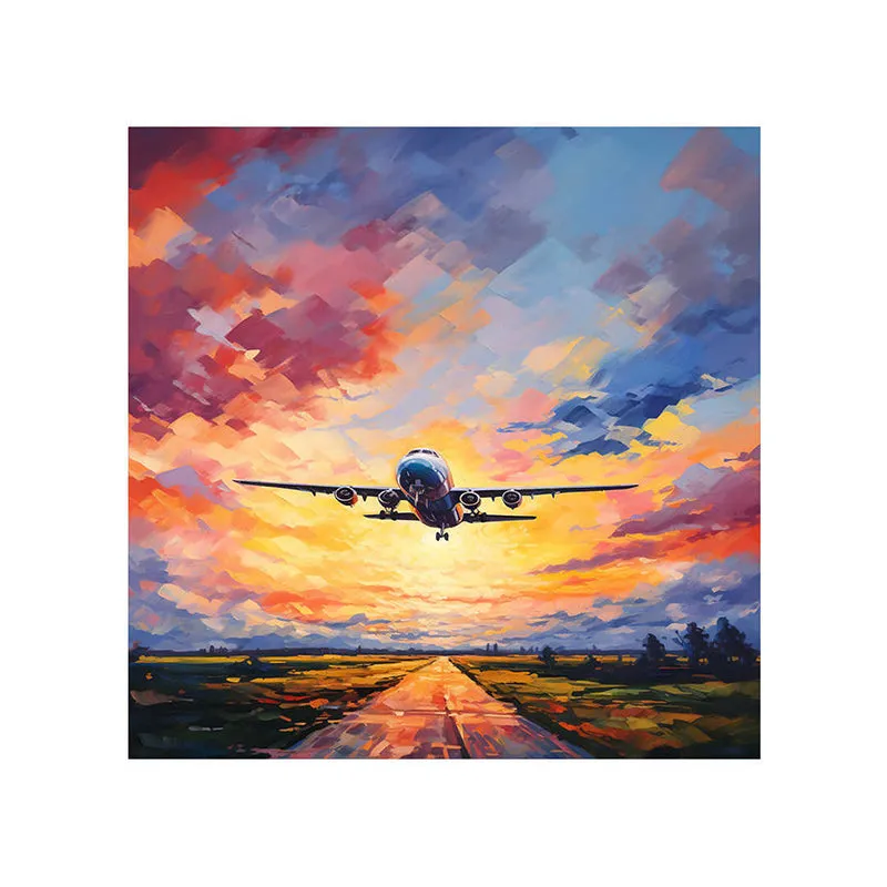 Aeroplane Flying Wall Painting media 5