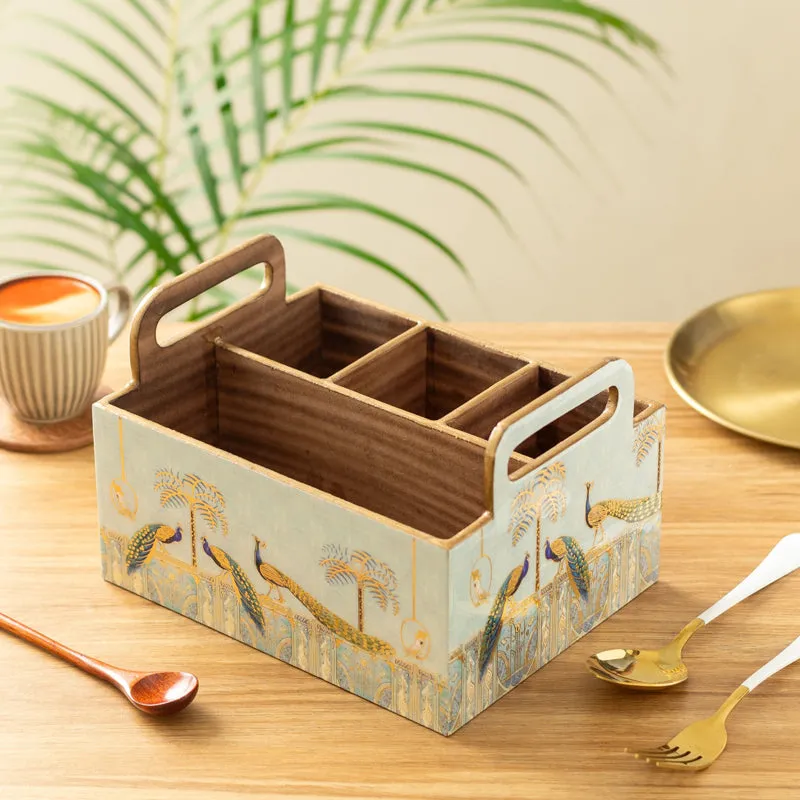 Royal Feather Wooden Caddy media 1
