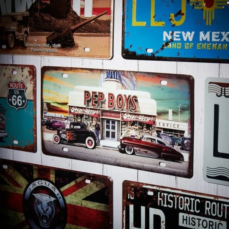Pep Boys Metal Wall Accent media 1