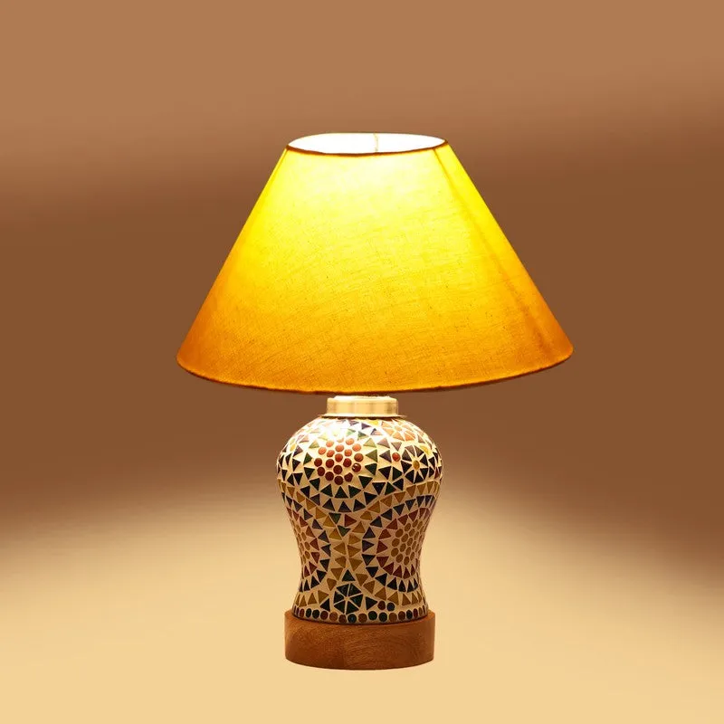 Halion Wooden Table Lamp - Multicolor media 7