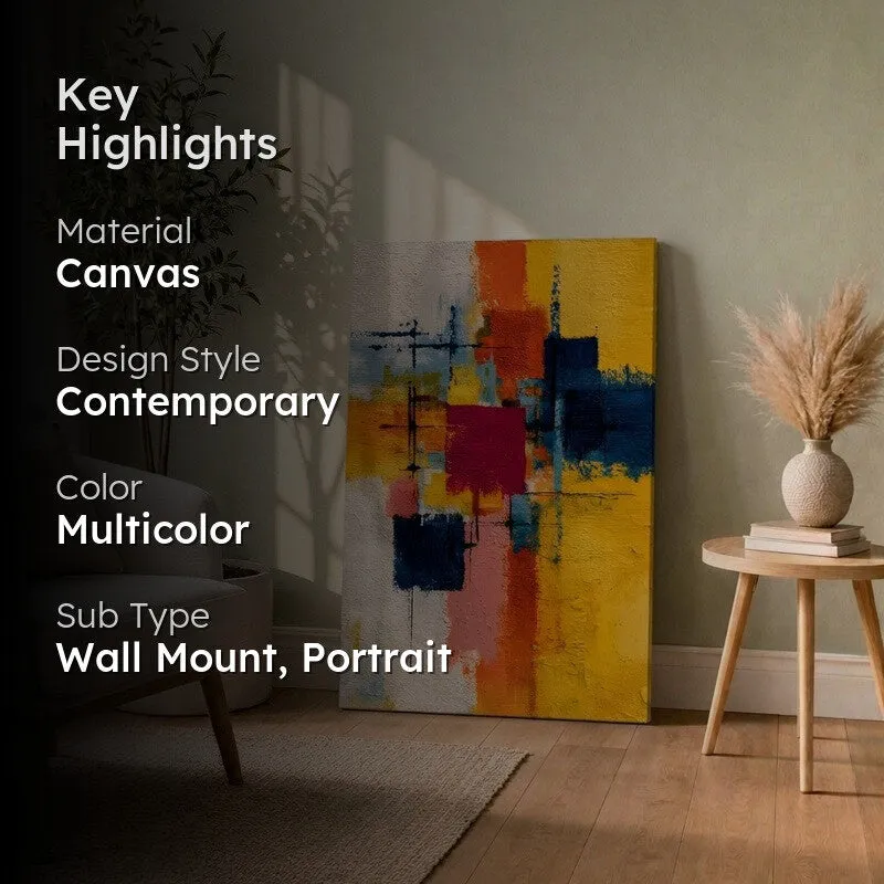 Color Cross Fusion Canvas Wall Art media 2