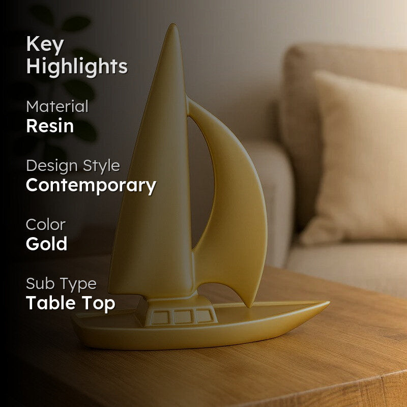 Solmero Sail Boat Showpiece media 2