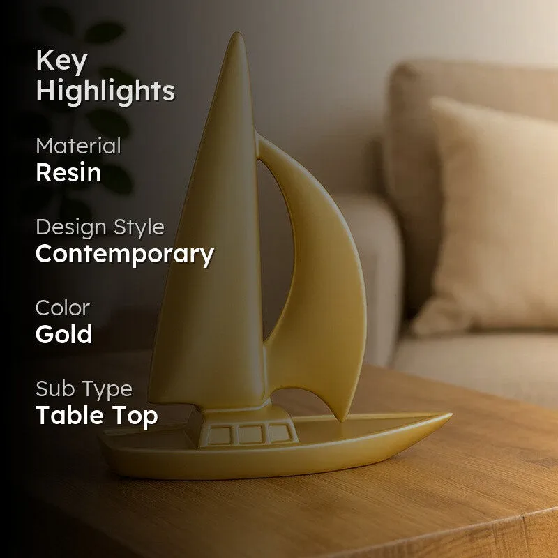 Solmero Sail Boat Showpiece media 2