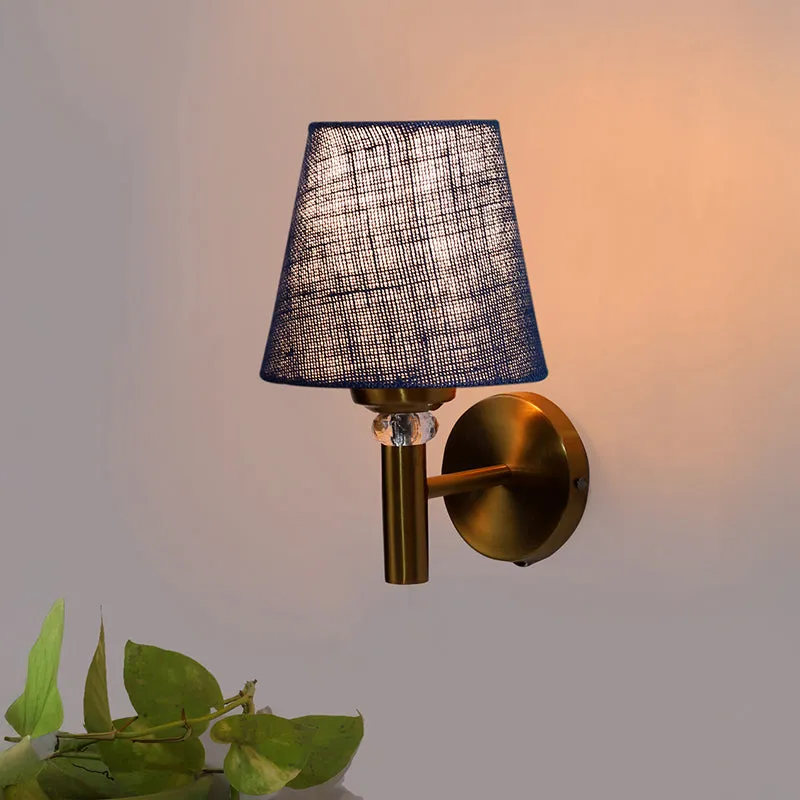 Aquilla Jute & Steel Wall Lamp - Blue media 5