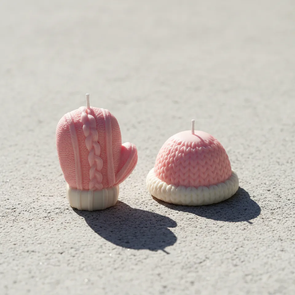 Cozy Cactus Scented Votive Candles - Set of Two media 1
