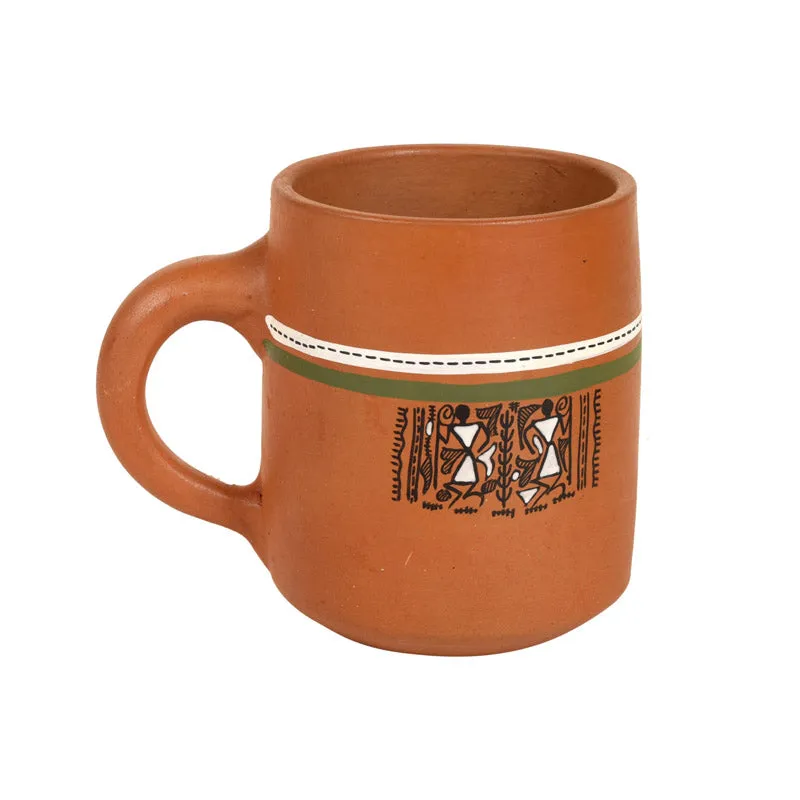 Ameya Terracotta Tea Cup (150 mL Each) - Set of Four media 4