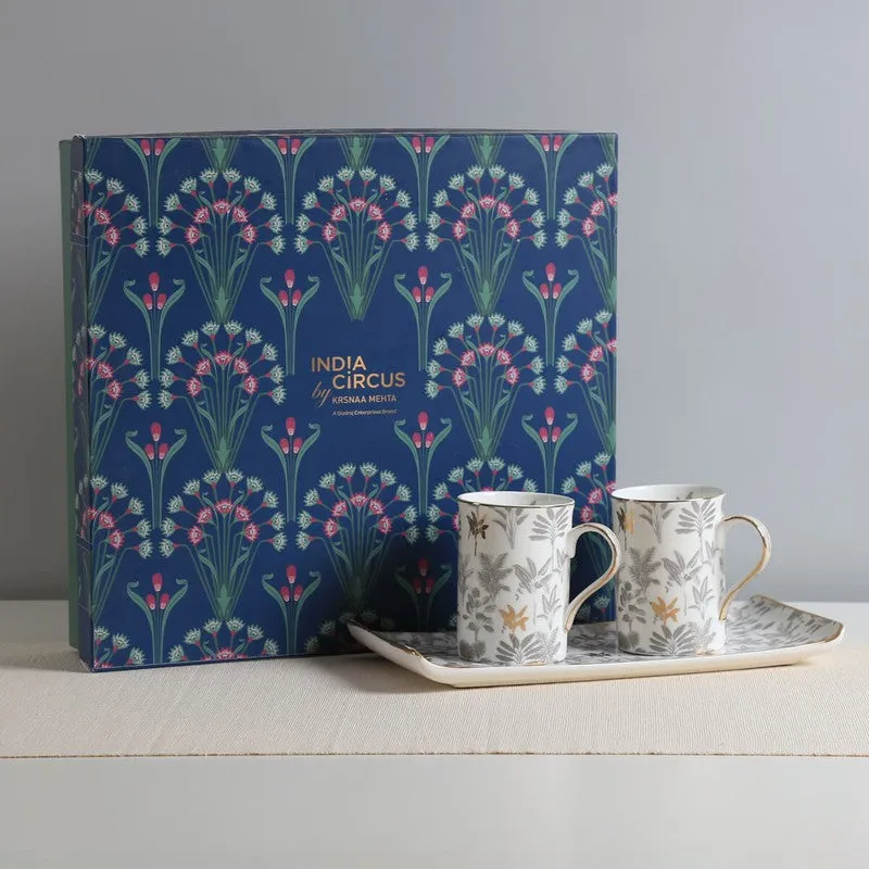 India Circus Crystal Bone China Coffee Mug (290 mL Each) - Three Piece Set media 6
