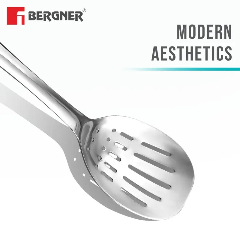 Slotted Stainless Steel Serving Spoon - 35 CM media 7